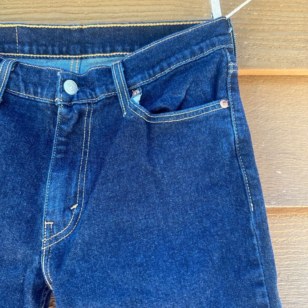 Levi's Mens 511 Dark Blue Straight Jeans Size 30x30 - Picture 6 of 13